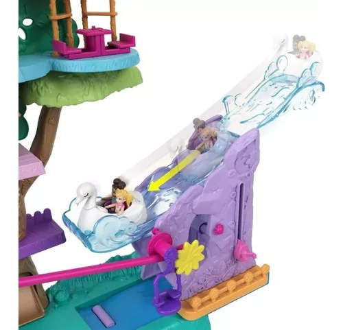 Set De Juego Polly Pocket Casa De Aventuras Del Árbol