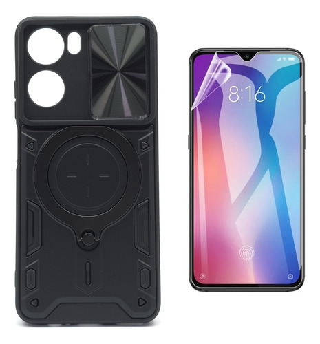 Funda + Mica Para Zte Axon 40 Lite Protector Case Uso Rudo