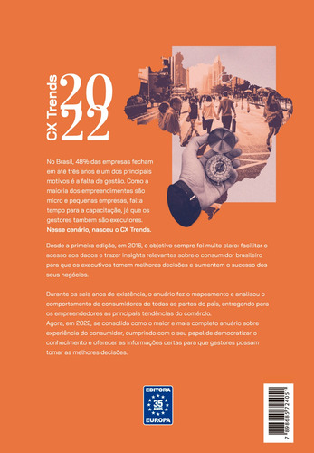 Guia CX Trends 2022, de Editora Europa. Editorial Editora Europa Ltda., capa mole em português, 2022