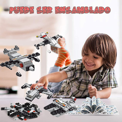 Divertidos Bloques De Construccion Acorazado Robot 35 En 1