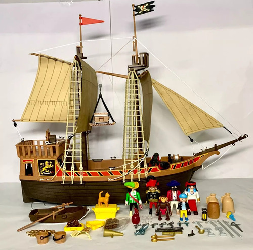 Playmobil 3750 Barco Pirata De 1997 Tercer Versión Rtrmx Pm