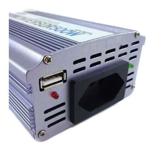 Inversor De Energia De 12v Para 110v 500w Com Usb Knup Kp507