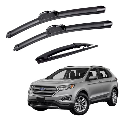 Juego De 3 Limpiaparabrisas Reluvsa Ford Edge 2015