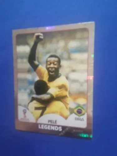 Stiker Panini Del Rey Pele Original (Usado)