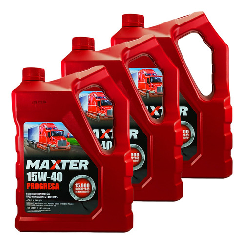 Aceite 15w-40 Maxter X3 Galones. Gratis Ticket De Aceite.