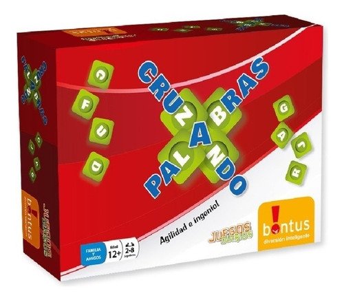 Juego De Mesa Cartas Portable Cruzando Palabras Bontus Tts