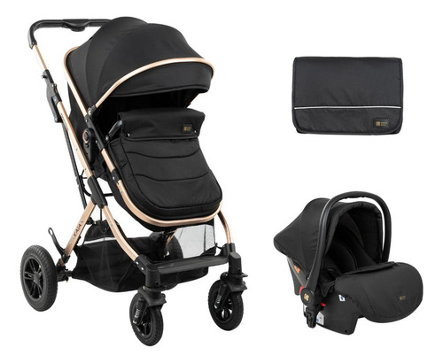 Kaia 3x1 (carrinho+bebe Conf.+bolsa) Black