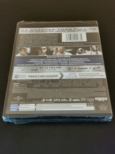 Apolo 13 ( Apollo 13 ) 4k + Blu-ray