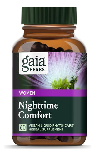 Suplemento De Comodidad Nocturna Gaia Herbs 60 Fitocapsulas