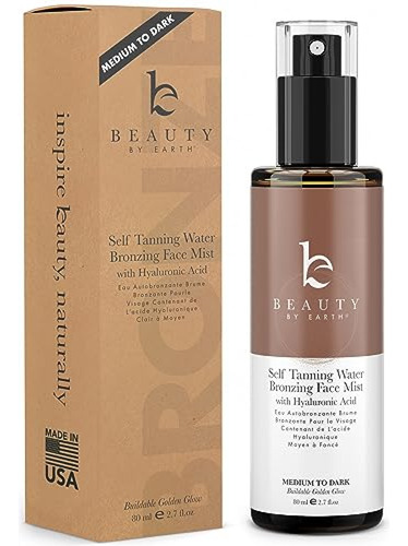 Beauty By Earth Bruma Facial Autobronceadora  Spray Broncea