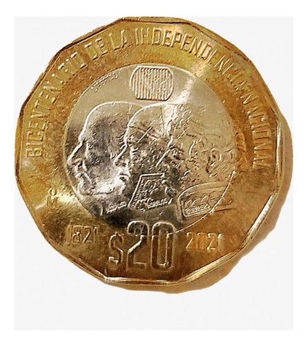 Moneda De Colección De $20 Pesos Conmemorativa 2021 