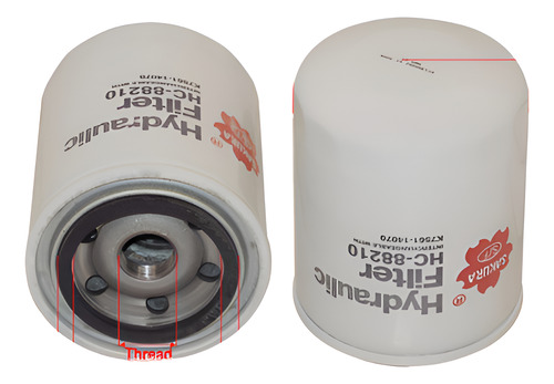Filtro Hidraulico Hc-88210 Hhk7014070 K756114070