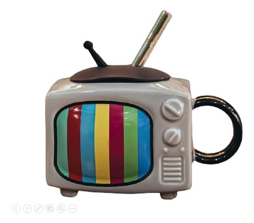 Taza De Café De Cerámica Con Forma De Tv (por Unidad) Gift