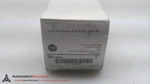 Allen Bradley 800t-d6q Series T, 30 Mm Momentary Push Bu Ccf
