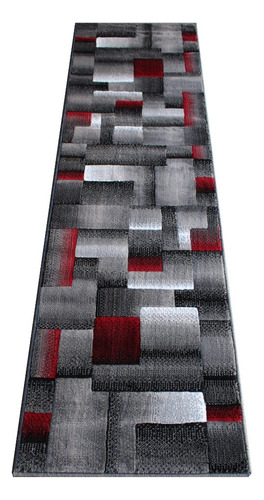 Masada Rugs - Alfombra Moderna Contempornea Color Gris/negro