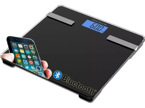 Balanza Digital Baño Inteligente Personal Bluetooth H 180kg