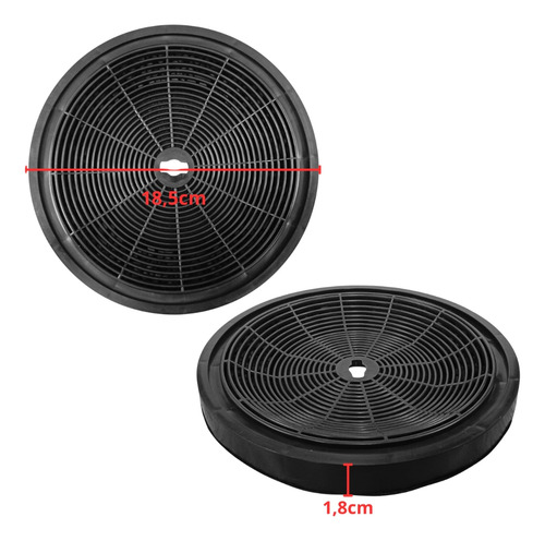 3 Filtro Alumínio Carvão Depurador Electrolux De80b De80x