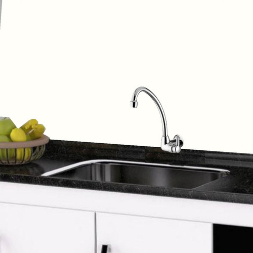 Torneira Em Abs Para Cozinha De Parede Cromada Lorenzetti
