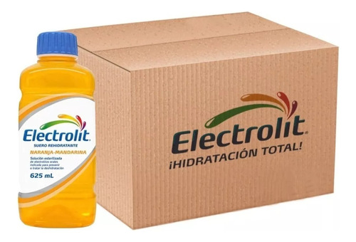 Pack X 12 Sueros Rehidratantes Electrolit Naranja Mandarina