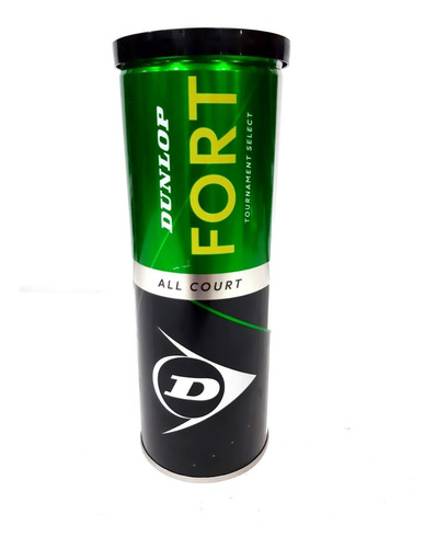 Tubo De Pelota De Tenis Dunlop Fort X3 All Court  Loc. No.1 