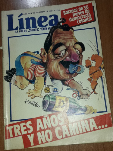 Revista Linea N°82   Diciembre De 1986