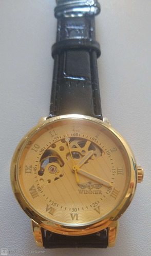 Relógio De Luxo Barato Dourado Com Frete Gratis + Brinde