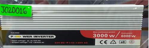 Inverter Inversor 3000w Dc 24 - Ac 110v Onda Sinusoidal Mod.