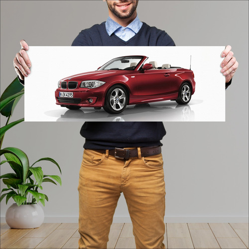 Cuadro 30x80cm Auto 2011 Bmw 1 Series Convertibl 813