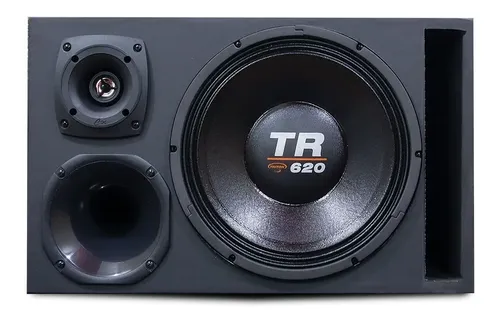 Caixa Som Trio Triton Tr 620rms Corneta Tweeter Pancadão