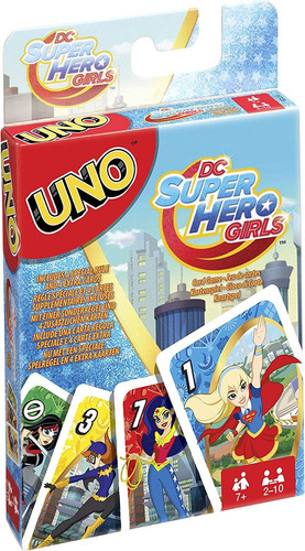 Juego Mattel Juego Cartas Súper Héroes Dc Uno