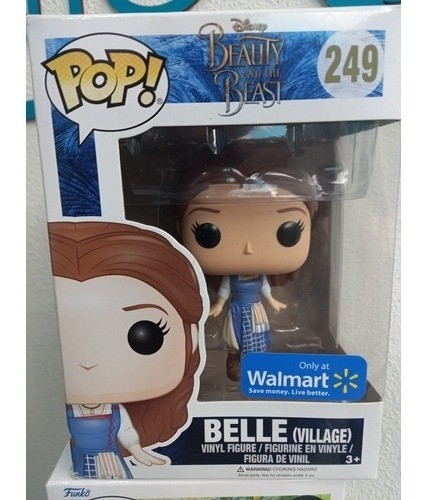 Funko Pop Belle (village) #249 Walmart Sticker Beauty Beast