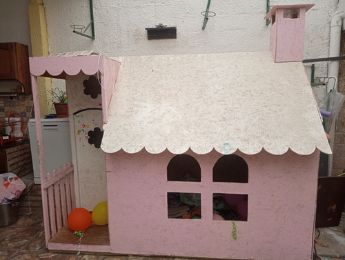 Casita Infantil Madera Medidas 1.20 Ancholargo2.46 Alto1.8