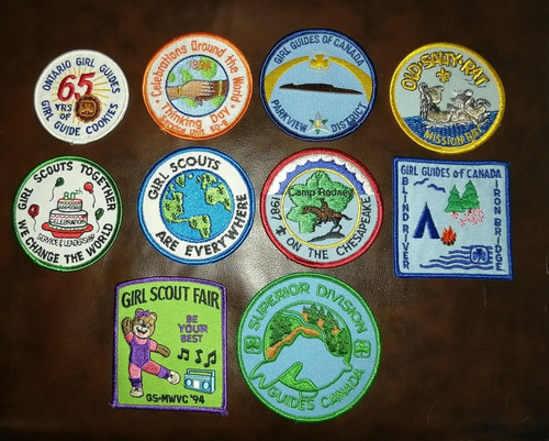 10 Parches Guías Scouts 