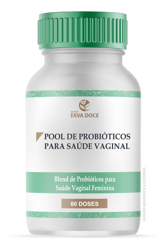 Pool De Probioticos Saude Vaginal 60 Doses