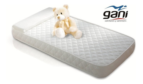 Colchon Cuna Gani C/almohada 1.20x0.60 Mt- Muebles Acuario