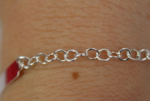 Pulseira Chapa Adulto Prata 925 + Gravação Nome