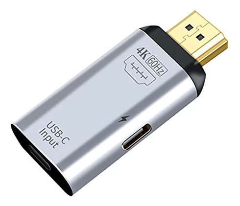 Adaptador Usb-c A Hdmi 4k 60hz Con Pd Para Teléfono Y Laptop