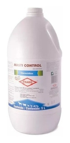 Masti Control 5 Litro Prado- Antisséptico Tópico Clorexidina