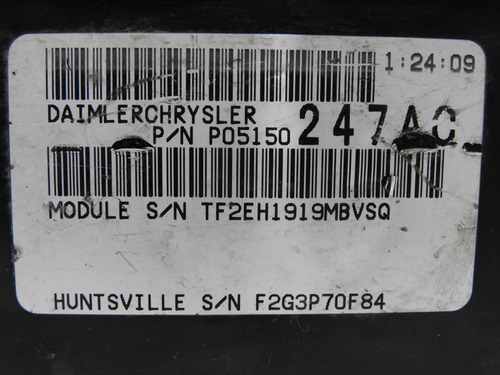 Computadora Ecm Dodge Grand Caravan, Town & Country 08-10 (Usado)