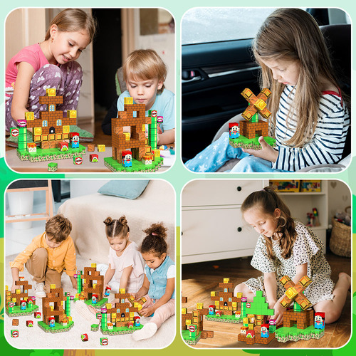 Bloques Magnéticos Construcción Juguetes Niños Regalos