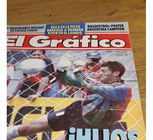 Revista El Grafico Nº 3874 Año 1993 Goycochea El Heroe