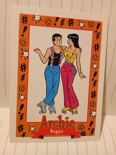 Estampa Tarjeta Archie Año 1992 # 24  Heels On Wheels 
