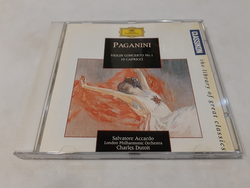 Violin Concerto No. 1 - 10 Capricci, Paganini - Cd Nuevo