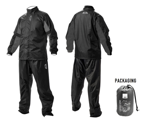 Traje Impermeable Rain Suit Gris Givi