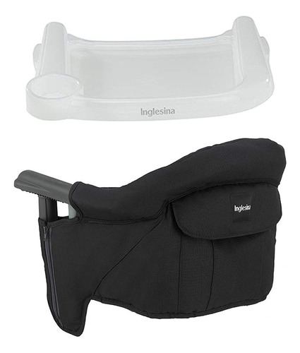 Silla Mesa Con Bandeja Para Comer Inglesina Fast, Negro