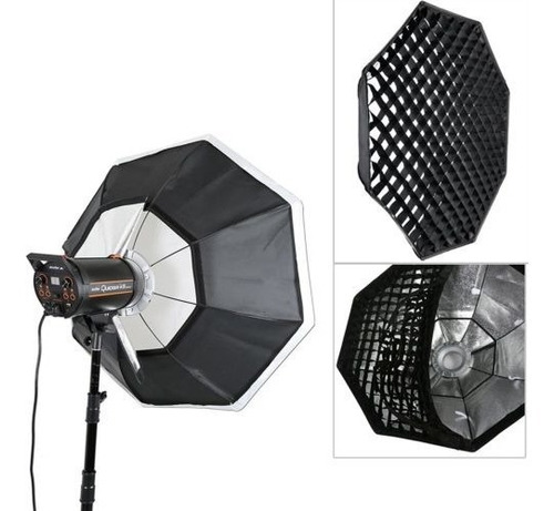 140cm/56  Octagon Softbox Con Anillo De Montura Bowens + Rej