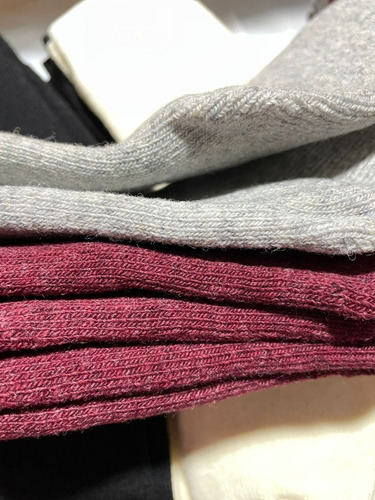 Pack 6 Calcetines Media De Hombre Grueso Invierno Lana