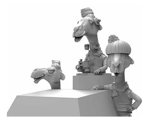 Chang 1-35 Modern Animal Tank Crew Set (no Tank) Resin Figur