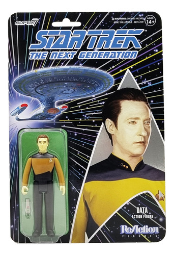 Super 7 - Reaction - Star Trek - The Next Generation - Data