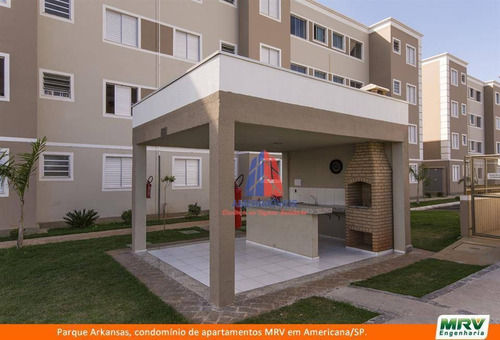 Imagem 8 de 10 de Apartamento Com 2 Dormitórios Para Alugar, 45 M² Por R$ 730,00/mês - Chácara Letônia - Americana/sp - Ap1718